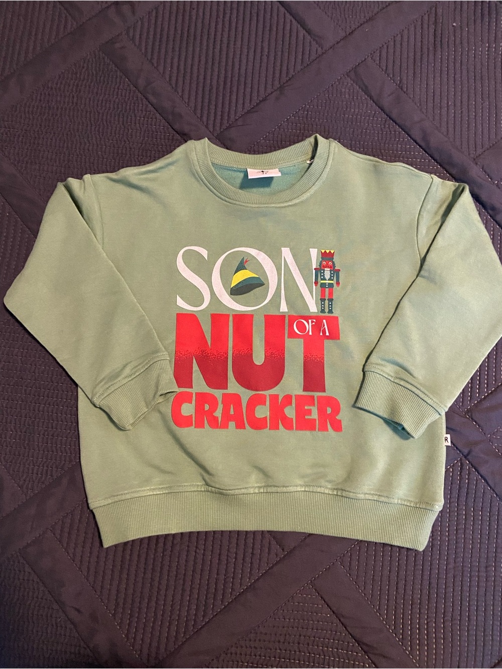Bums and Roses ‘Son of a Nutcracker’ Bamboo Crew Neck Sweatshirt